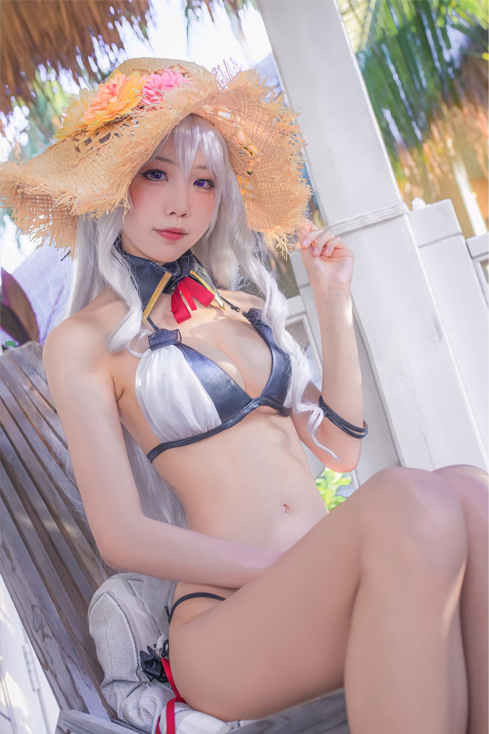 Aqua Water Miao - Alge rie Swimsuit (Azur Lane)(8)